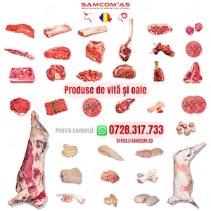Carne de vita si oaie - Livrare in orasele mari din Romania - Samcom AS