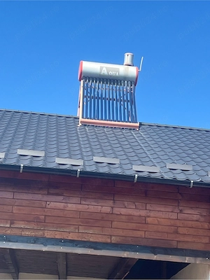 panou solar nepresurizat, 15 tuburi