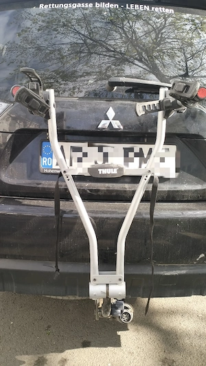 Suport biciclete Thule Xpress 970 cu prindere pe carligul de remorcare pentru 2 biciclete        Sup