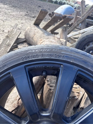 Vand jante BMW cu anvelope -stare buna - imagine 2