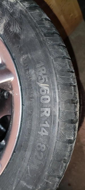 jante cu amvelope 4x100 pe 14 - imagine 5