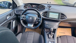 -Peugeot 308-An 2017-Cutie Automata-E U R O-6-Motor 1.6 Diesel-120 Cp-Trapa Panoramica-Impecabil !!  - imagine 7