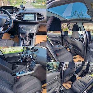 -Peugeot 308-An 2017-Cutie Automata-E U R O-6-Motor 1.6 Diesel-120 Cp-Trapa Panoramica-Impecabil !!  - imagine 9