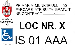 Placute parcare / stradale / imobile / terenuri - imagine 2