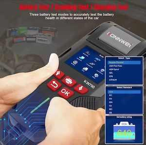 Tester baterie KONNWEI KW700 profesional - imagine 2