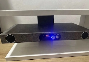 Comoda TV cu LED si subwoofer