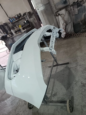 Bară față Dacia Logan 2 Facelift an 2018 2019 2020 albă 