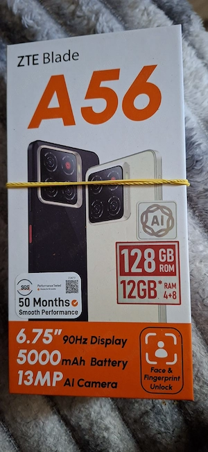 Telefon ZTE Blade A56 nou 