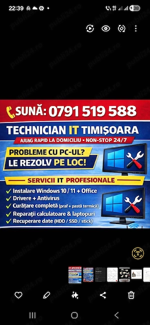 instalare windows 11,10 si reparații calculatoare, laptop la domiciliu, garanție ,licență 