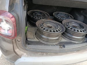 Set 4 jante oțel Dacia Duster Renault Nissan R16 - imagine 4