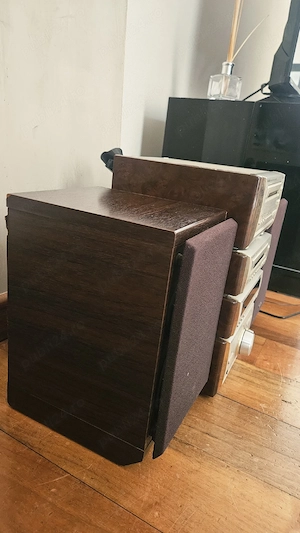 Combina audio Technics HD501 + boxe originale | Sunet puternic . Stare foarte bună - imagine 2