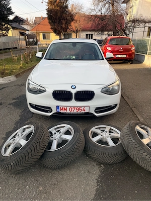 BMW serie 1 Sportline, Unicat, piele rosie - imagine 2