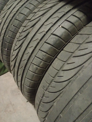 Cauciucuri vara cu jante tabla și capace 215/55R16 DOT 2024 - imagine 2