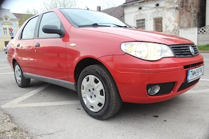 Fiat Albea roșie 105000 km 2009, aer conditionat, multimedia - imagine 3