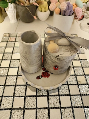 Recipiente din ipsos 