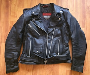Vând geacă moto piele damă OZONE,mărime M - imagine 2