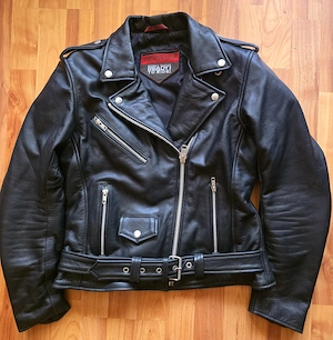 Vând geacă moto piele damă OZONE,mărime M