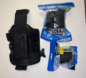 Vând set port pistol și platformă Amo Max noi