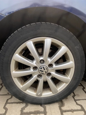 Jante gama VAG 5x112 cauciucuri de iarnă noi