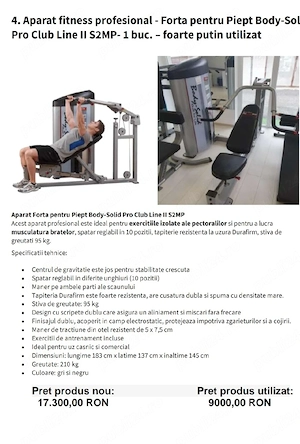 Aparate Fitness Profesionale 