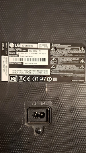 Lg 43vh603v dezmembrez