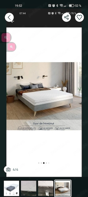 Saltea hipoalergenica, SPIJ ZDROWO, Triest Max Plus, 140x200x25cm,