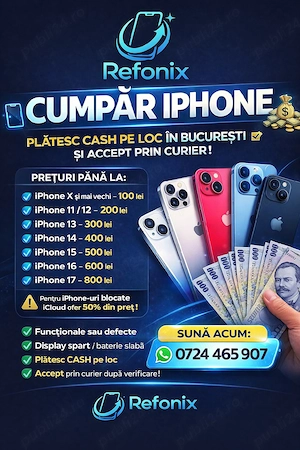 iPhone cash București 