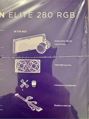 Răcitor lichid NZXT Kraken Elite 280 V2 RGB 280 mm , nou , cutie sigilata