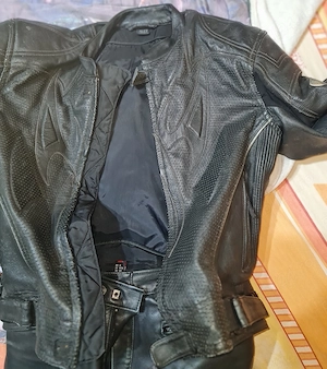 Costum moto din doua bucati - imagine 4