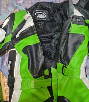 Costum moto din doua bucati - imagine 3