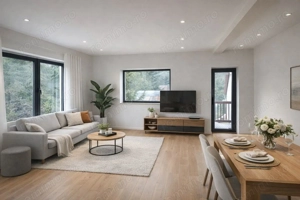 Apartament cu 2 camere 62,10 mp cu vedere la muntii Caraiman - Busteni