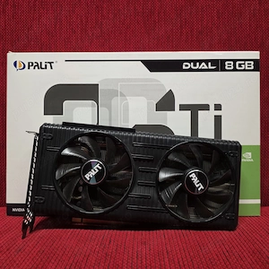 Placa video Palit Dual RTX 3060ti 8gb impecabila