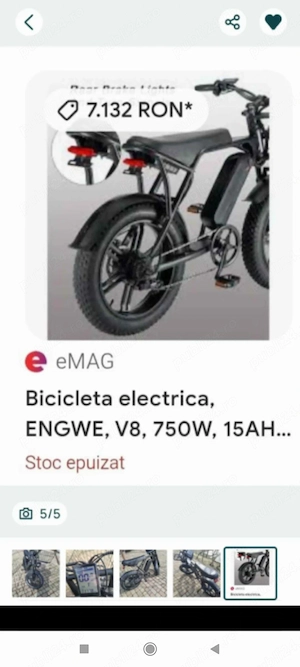 vând bicicleta electrica fat boy 
