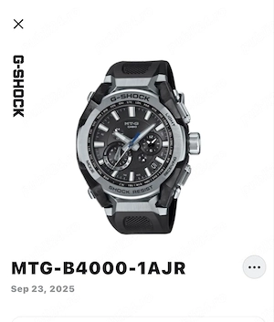 Casio G-Shock MTG B4000-1A Carbon Fiber Steel ultimul model