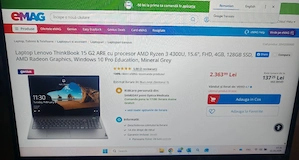 Laptop Lenovo ThinkBook 15 G2 ARE 15,6''  - imagine 2
