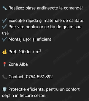 Plase antiinsecte