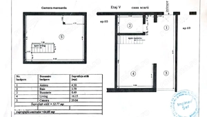 Apartament modern 53 mp  pe 2 niveluri -  complet utilat – Nuf #259;rul - imagine 14