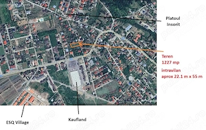 Vand teren 1227 mp Iasi,4km de Palas, Galata Deal, Kaufland, sau schimb teren cu apartament in Copou