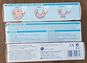 Poligrip ultra denture fixative cream