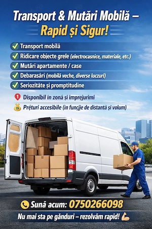 ofer servici de transport 