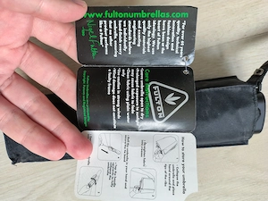 Umbrela mini Fulton Miniflat Lightweight Folding Umbrella compact umbrella