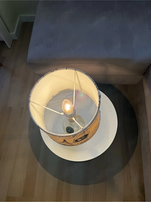 Lampă handmade din sticlă Hennessy    - imagine 3