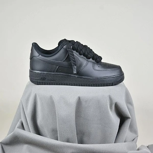 Pantofi Sport Nike Air Force 1 Low Custom Triple Black- Original