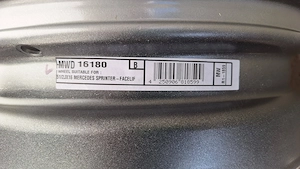 Jante NOI Sprinter si Crafter, de 16", pe dublu 6x130 – livrare rapida, cu factura - imagine 4