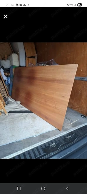 Masa lemn cu 6 scaune