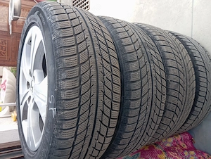 Jante aliaj pe 17, originale Renault,225/50/17, M+S, cu senzori presiune  - imagine 3