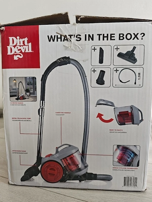 Aspirator fără sac Dirt Devil Cyclone   800W   Nou la cutie - imagine 5