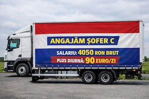 Angajare sofer camion C pt camion 15 T(Olanda-contract RO)