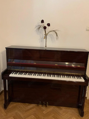 Pianină acustică cu placă de bronz