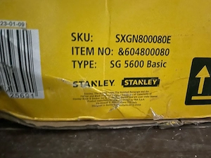 Stanley generator sg 5600 basic - imagine 2